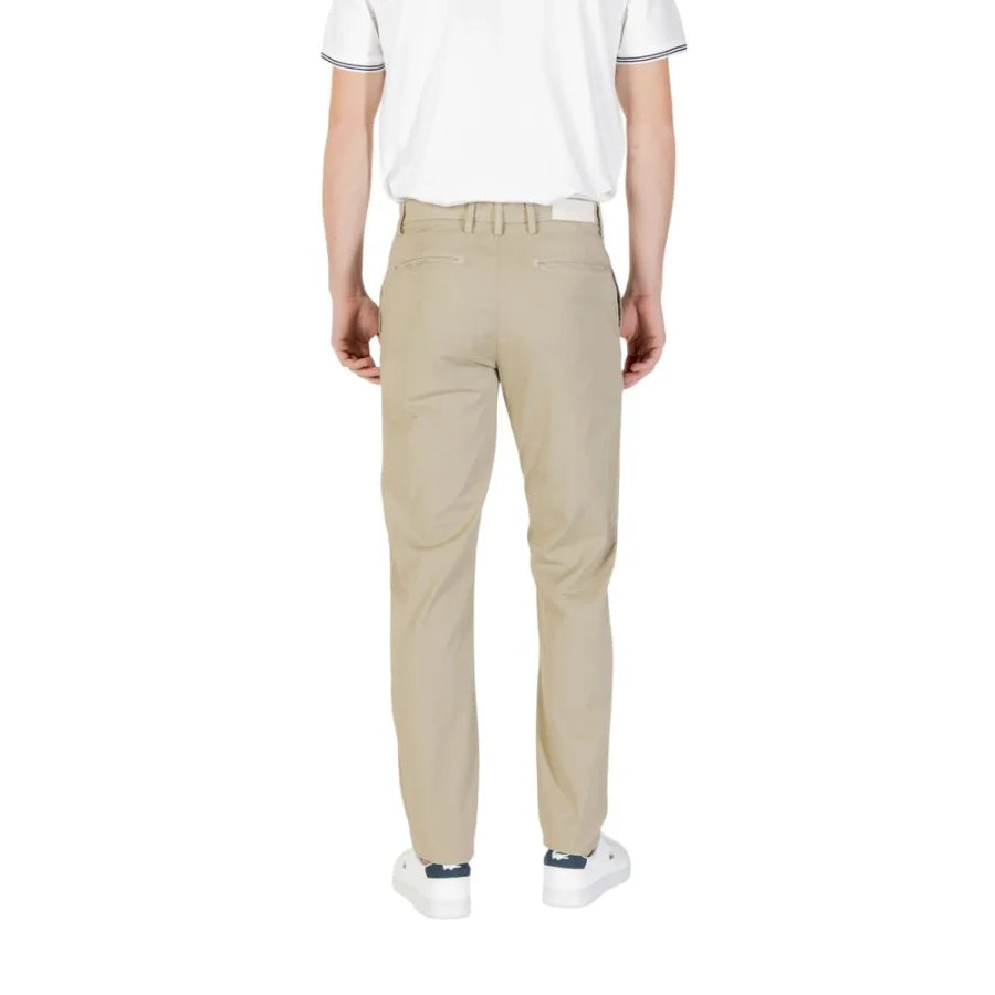 Replay Bicolor Cotton Casual Pants