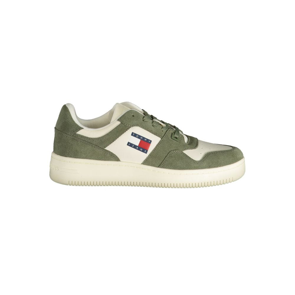 Tommy Hilfiger Green Polyester Athletic Sneakers