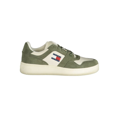 Tommy Hilfiger Green Polyester Athletic Sneakers