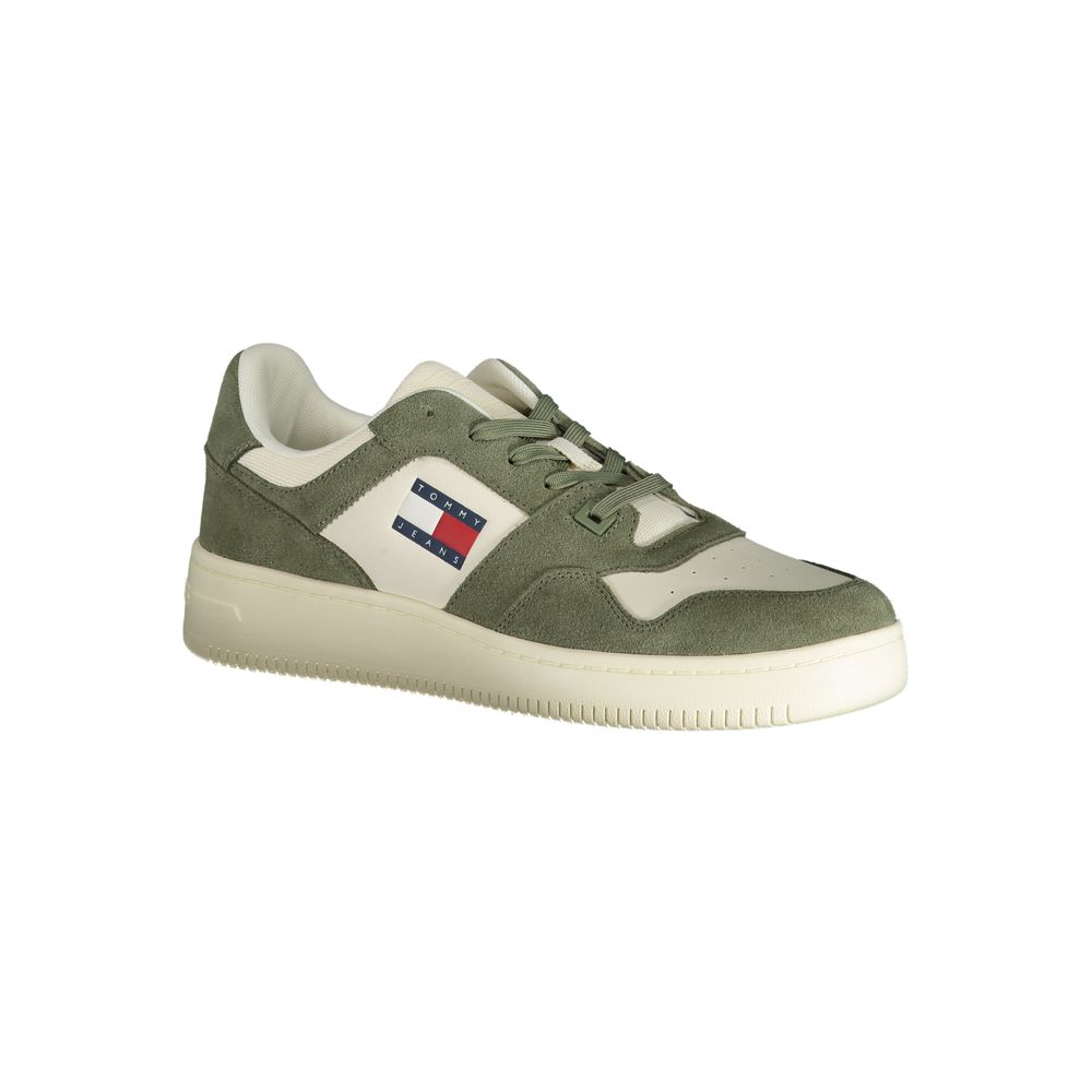 Tommy Hilfiger Green Polyester Athletic Sneakers