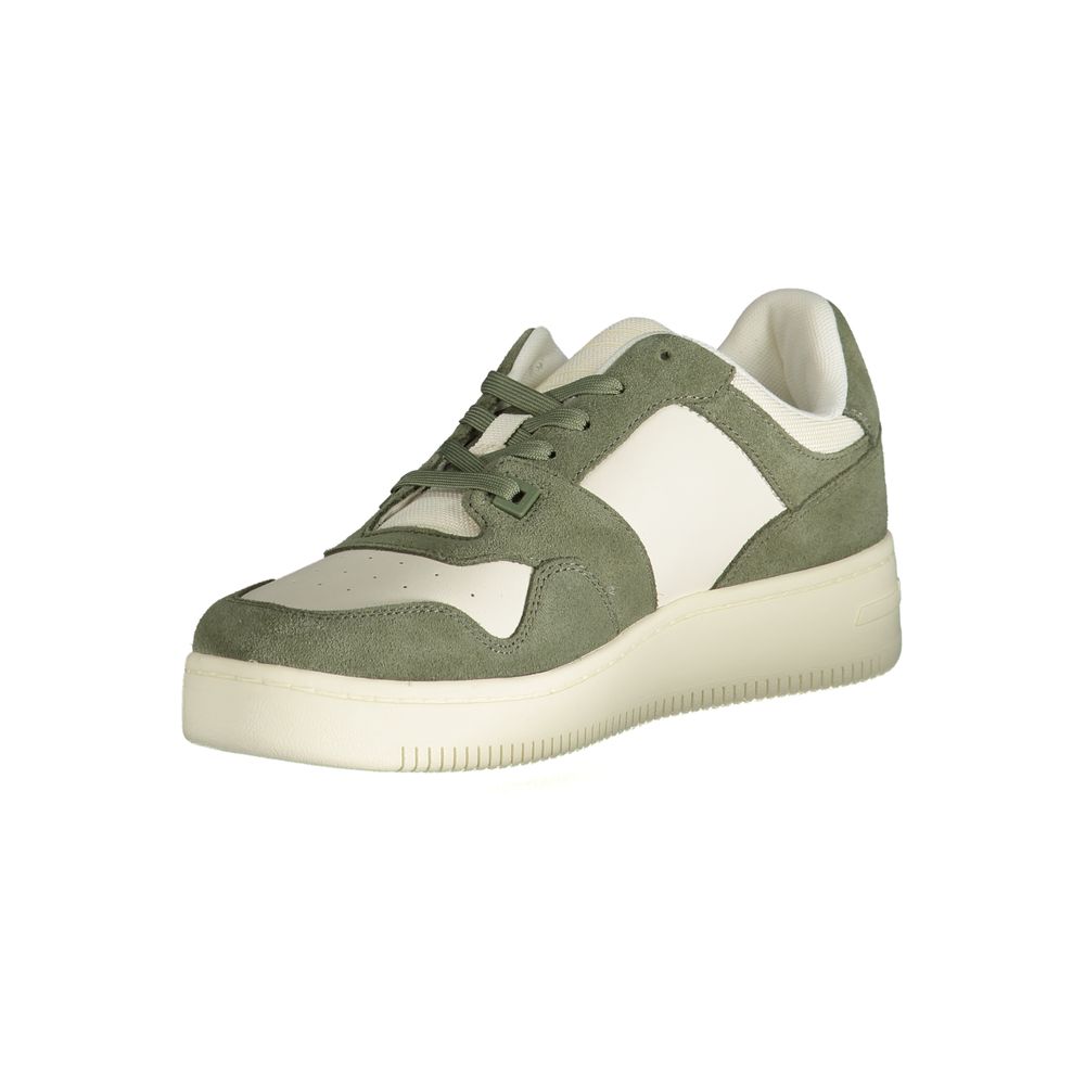 Tommy Hilfiger Green Polyester Athletic Sneakers