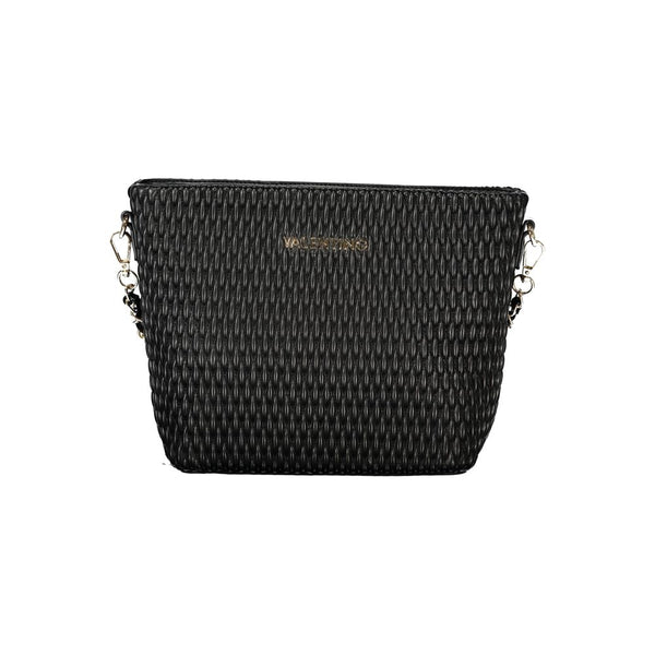 Mario Valentino - Nero Poliuretano Women’s Bag with Removable Shoulder Handle