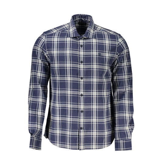 North Sails Blue Cotton Pattern Shirt