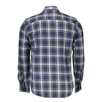 North Sails Blue Cotton Pattern Shirt