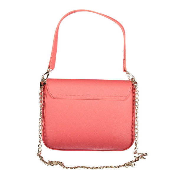 Mario Valentino - Rosa Poliuretano Womens Bag with Removable Handles and Pockets