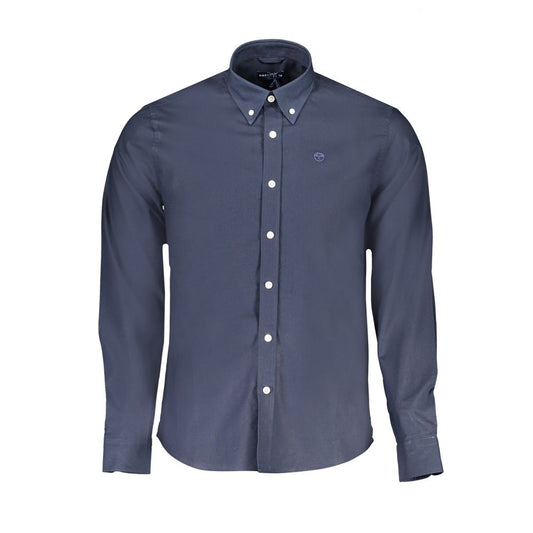 North Sails Blue Cotton Dress Shirt