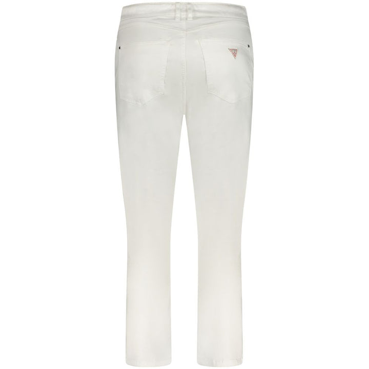 Guess Jeans Bianco Lyocell Women&