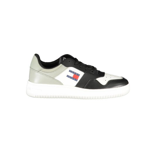 Tommy Hilfiger Black Polyester Athletic Sneakers
