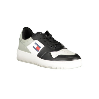 Tommy Hilfiger Black Polyester Athletic Sneakers