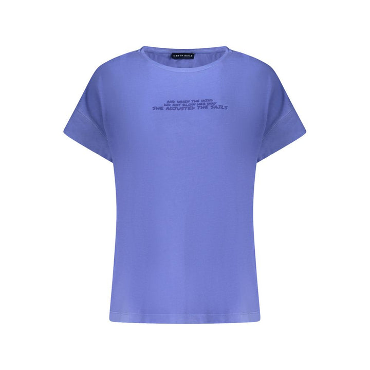 North Sails Blue Cotton Women T-Shirt