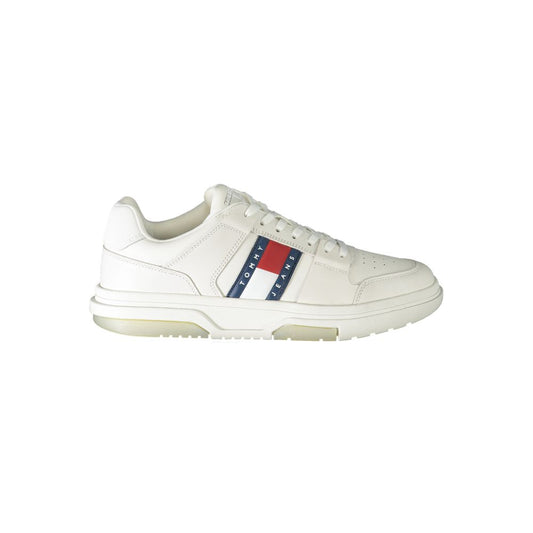 Tommy Hilfiger White Polyester Athletic Sneakers