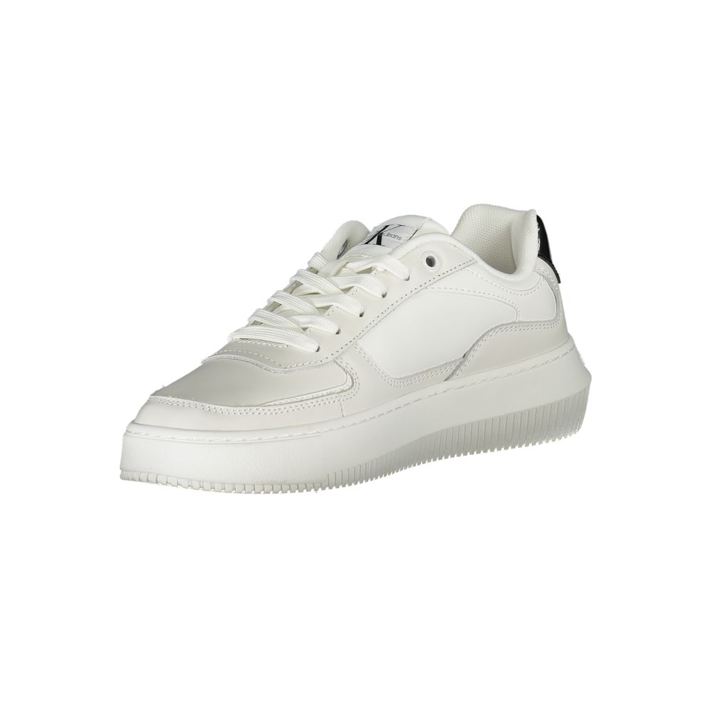 Calvin Klein White Leather Women Sneaker