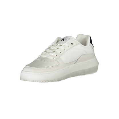 Calvin Klein White Leather Women Sneaker