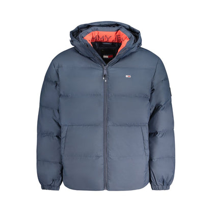 Tommy Hilfiger Blue Polyester Shell Jacket