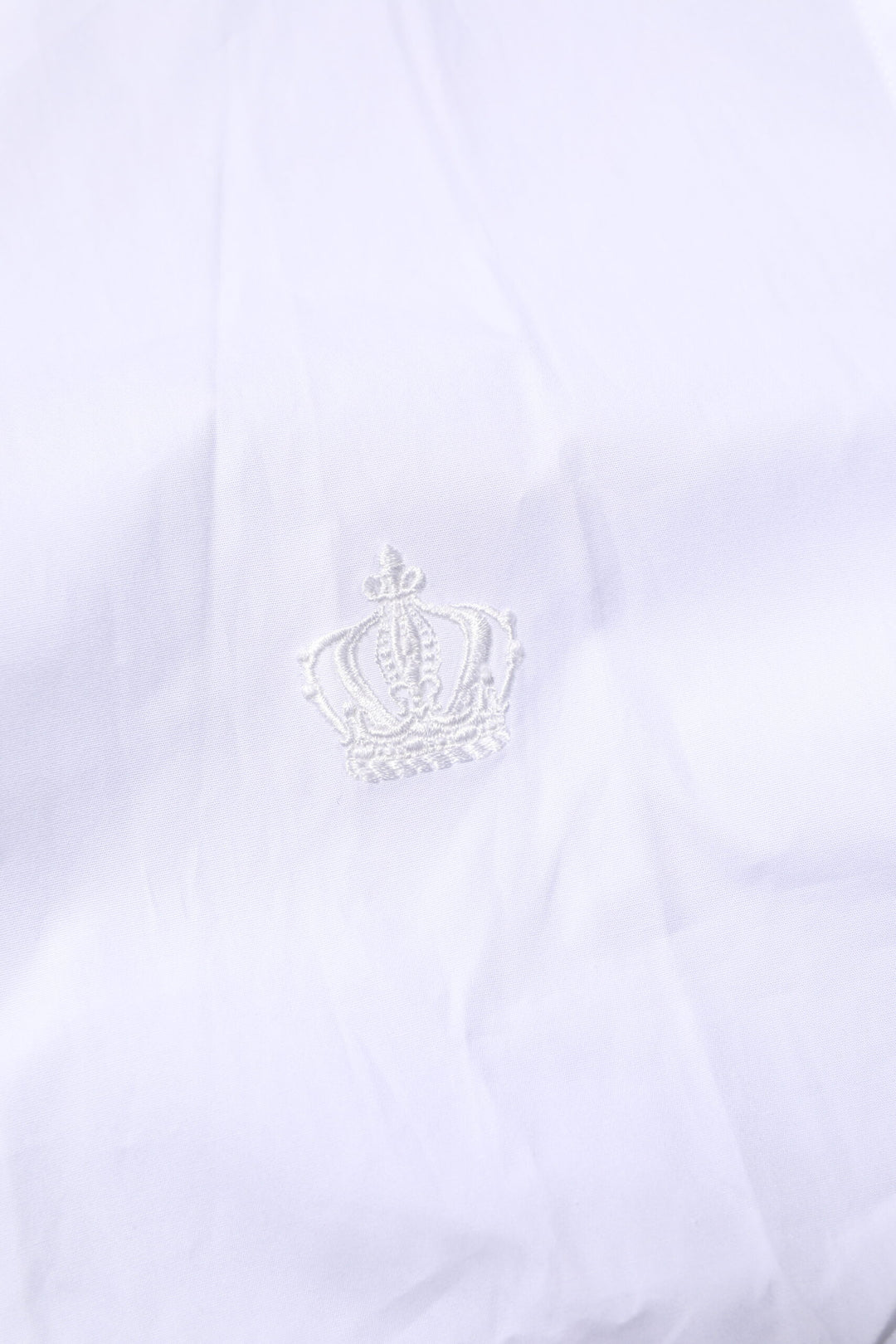 Dolce &amp; Gabbana White Cotton GOLD Long Sleeves Formal Shirt