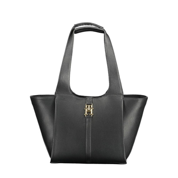 Tommy Hilfiger - Black Polyurethane Women Handbag