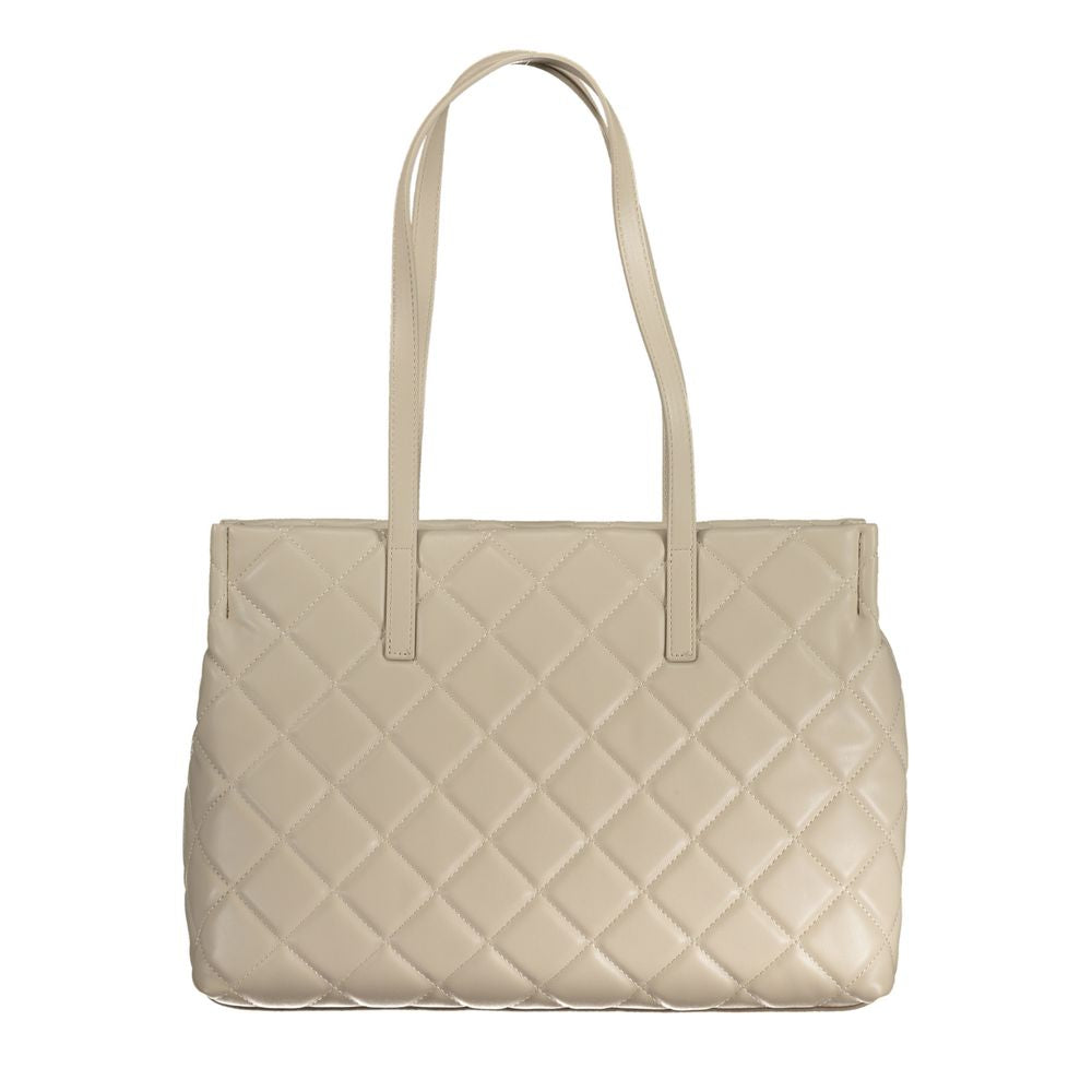 Mario Valentino - Beige Polyurethane Womens Bag
