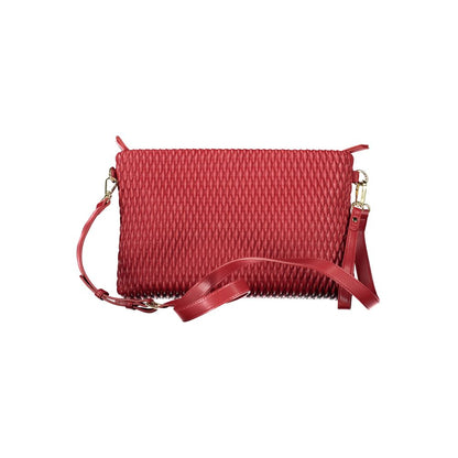 Mario Valentino Red Polyethylene Handbag