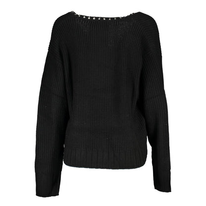Patrizia Pepe Black Tessuto Women Sweater