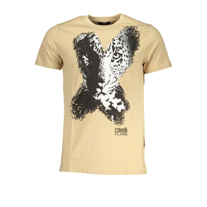 Cavalli Class Beige Cotton Men&