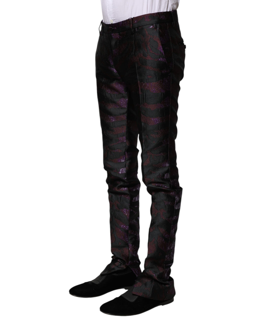 Dolce &amp; Gabbana Multicolor Polyester Patterned Pants