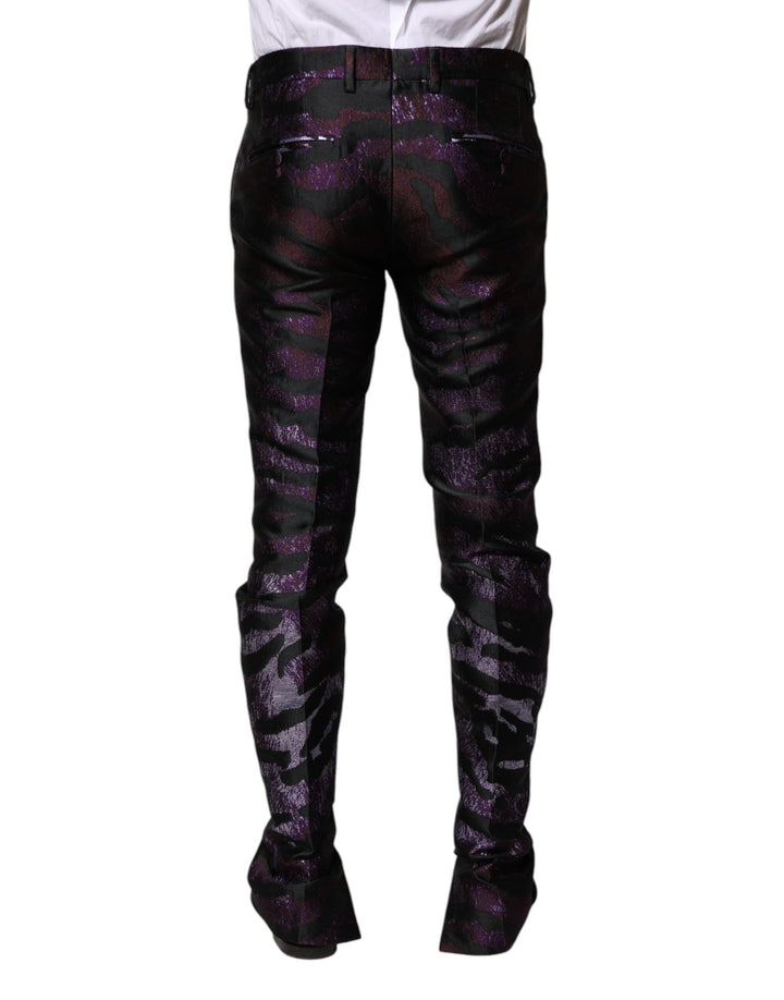 Dolce &amp; Gabbana Multicolor Polyester Patterned Pants