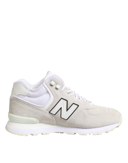New Balance Off White Suede Sneakers Shoes