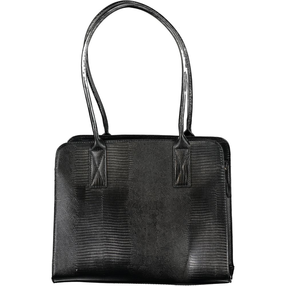 Mario Valentino Black Polyurethane Women&