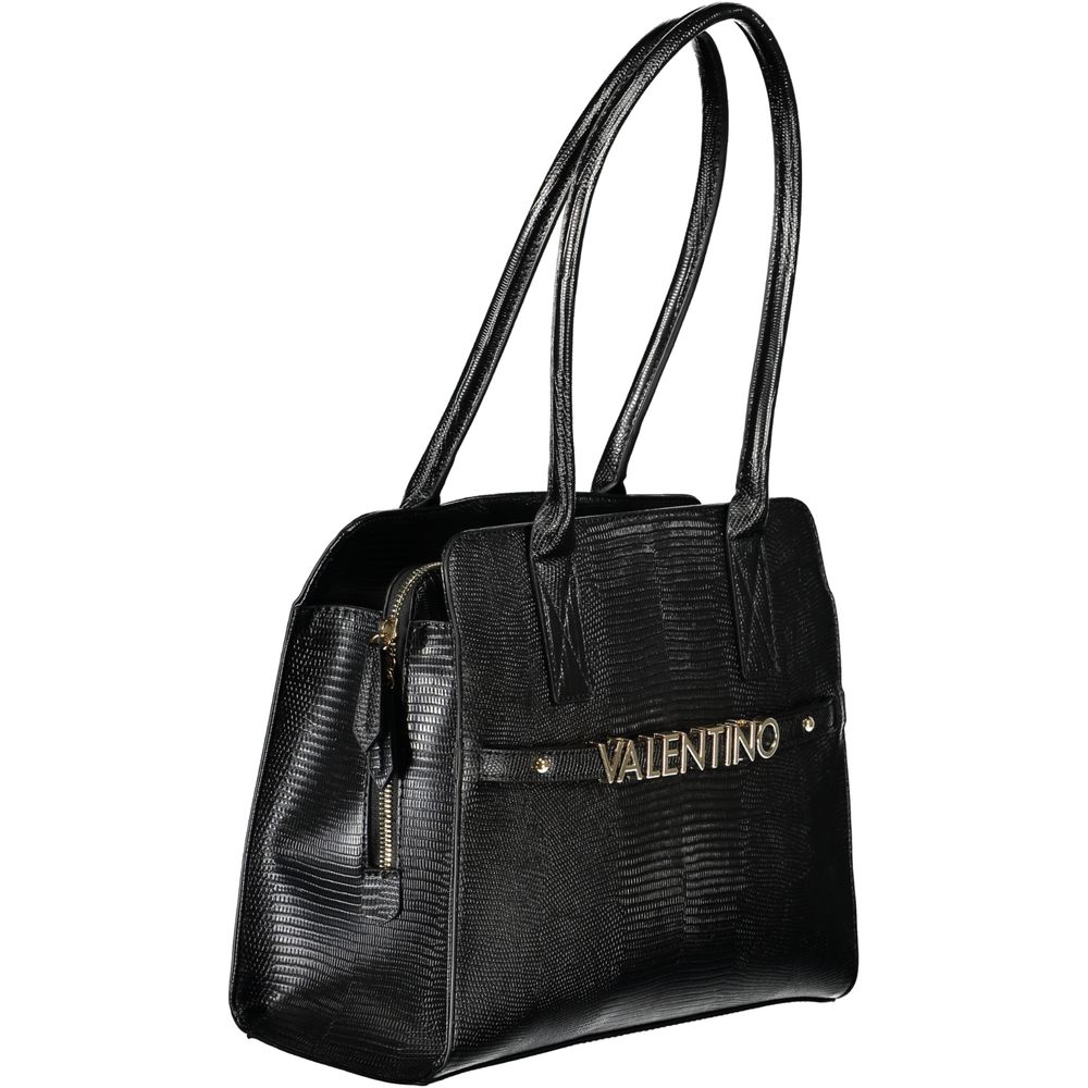 Mario Valentino Black Polyurethane Women&