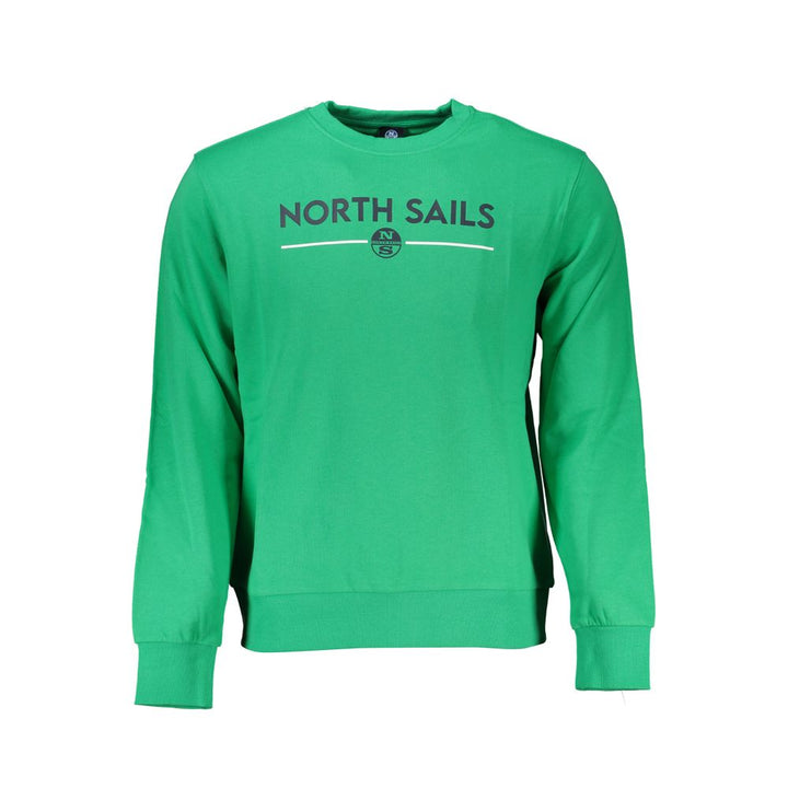 North Sails Verde Cotton Men Sweatshirt