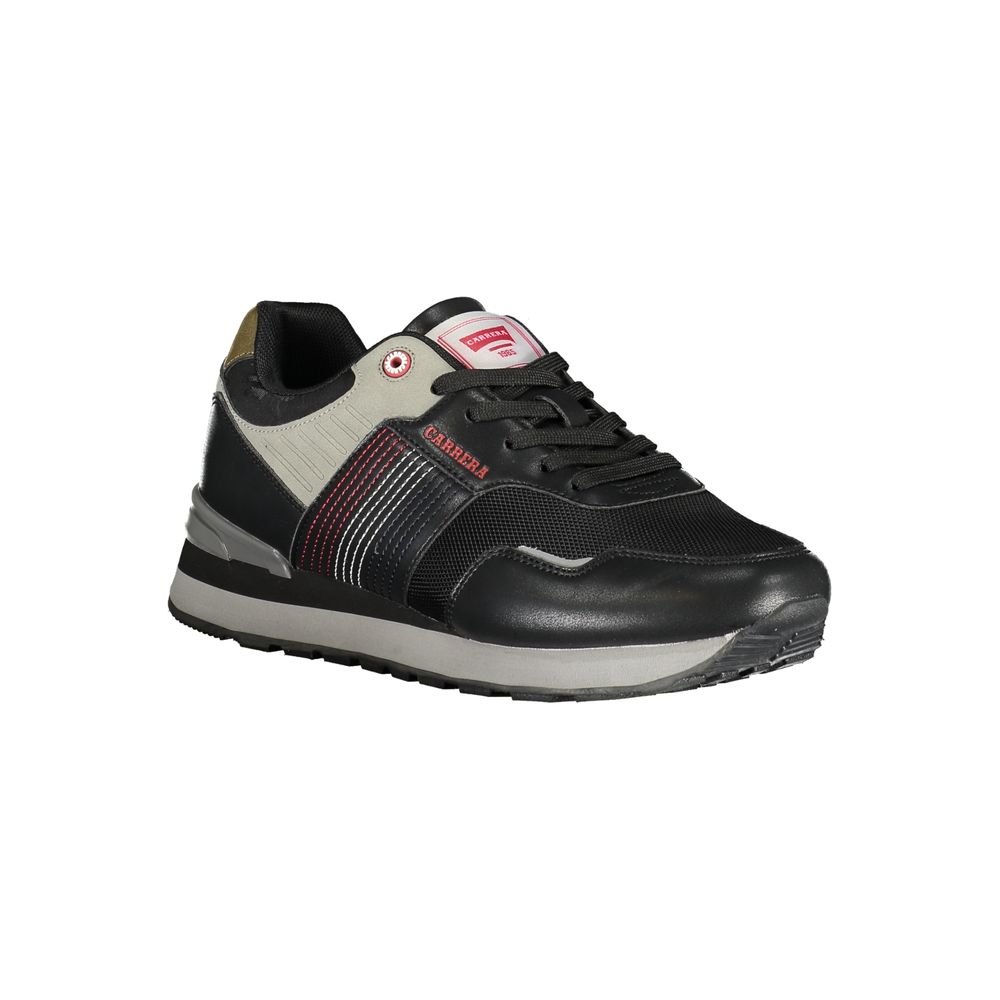 Carrera Black Polyester Athletic Sneakers