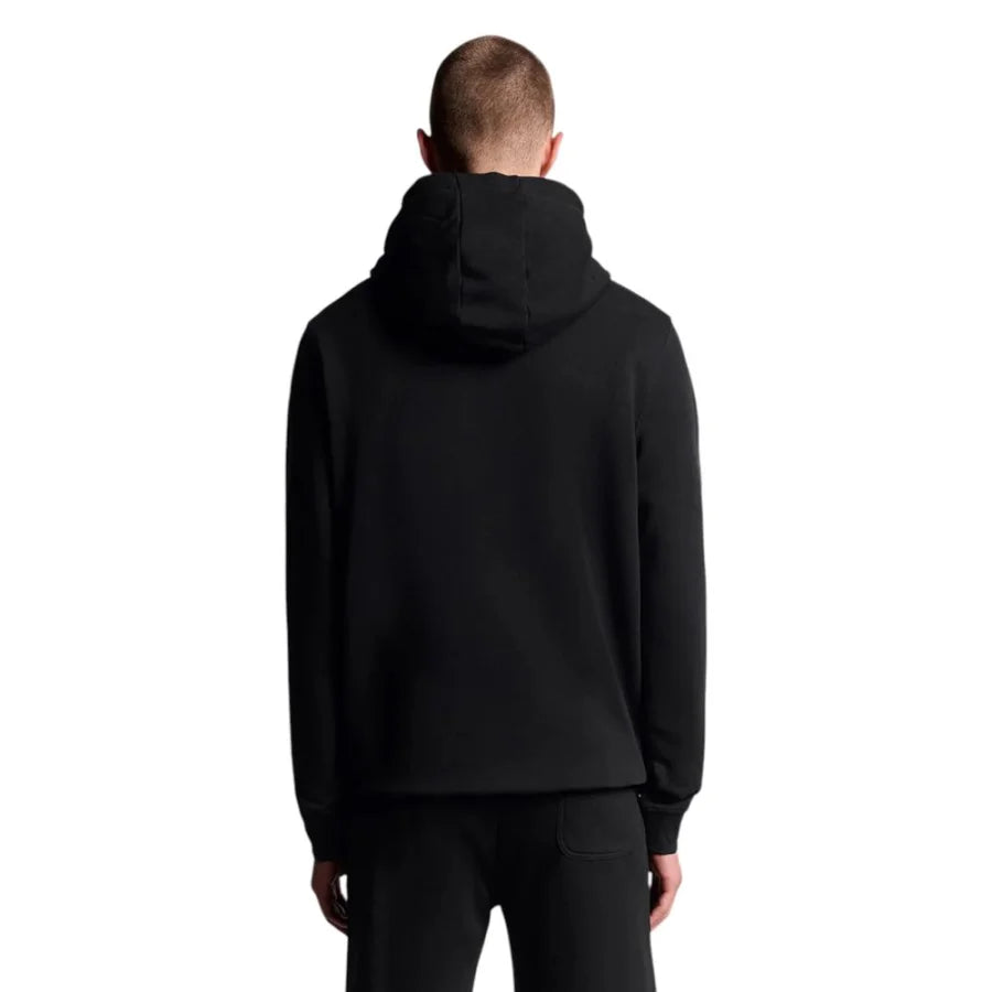 Lyle & Scott Black Cotton Hoodie