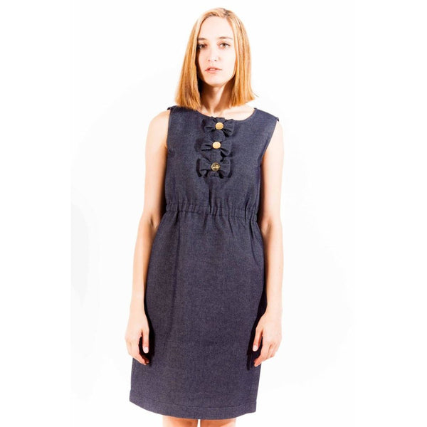 Love Moschino Blu Cotone Womens Dress women’s dress