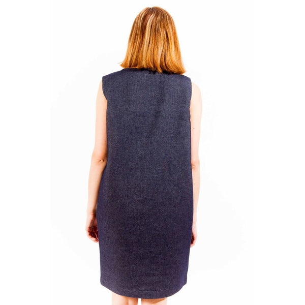 Love Moschino Blu Cotone Womens Dress women’s dress