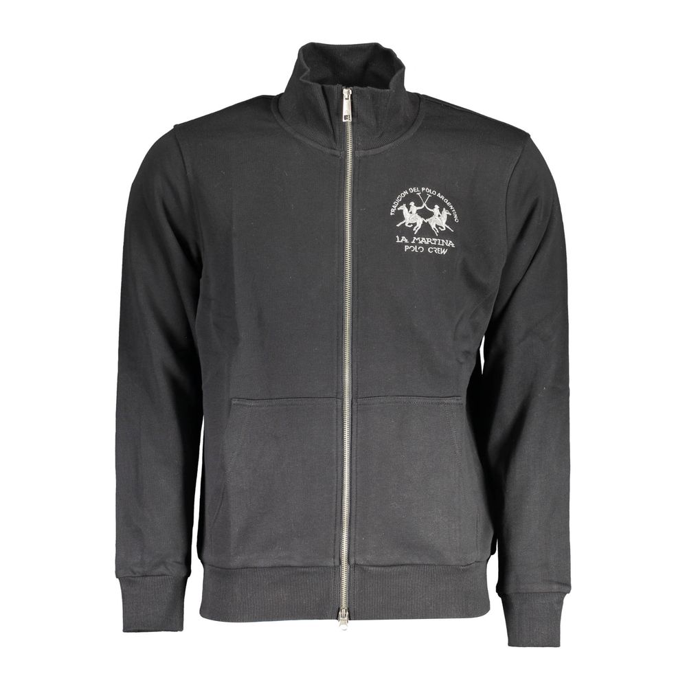 La Martina Black Cotton Men&