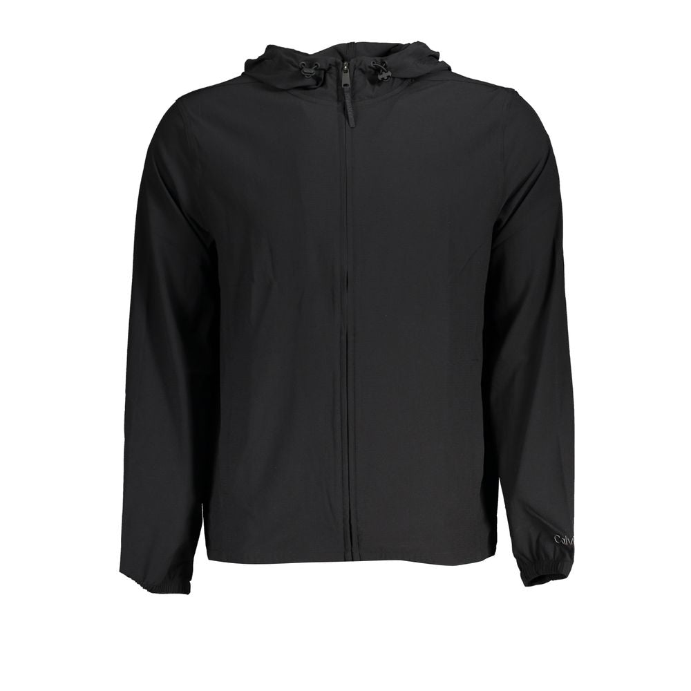 Calvin Klein Black Polyester Shell Jacket