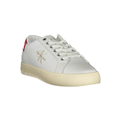 Calvin Klein White Polyester Athletic Sneakers