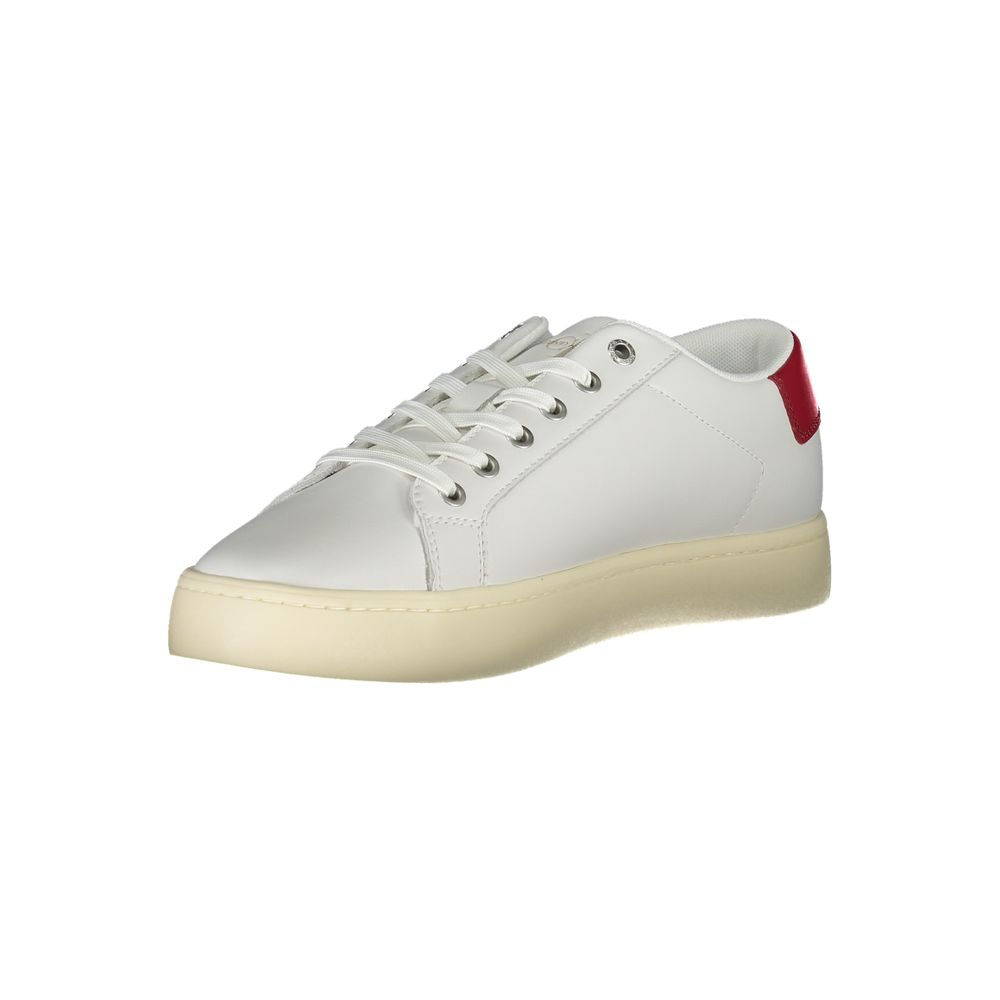 Calvin Klein White Polyester Athletic Sneakers