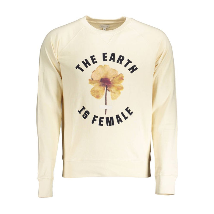 Gant Beige Cotton Men Sweatshirt