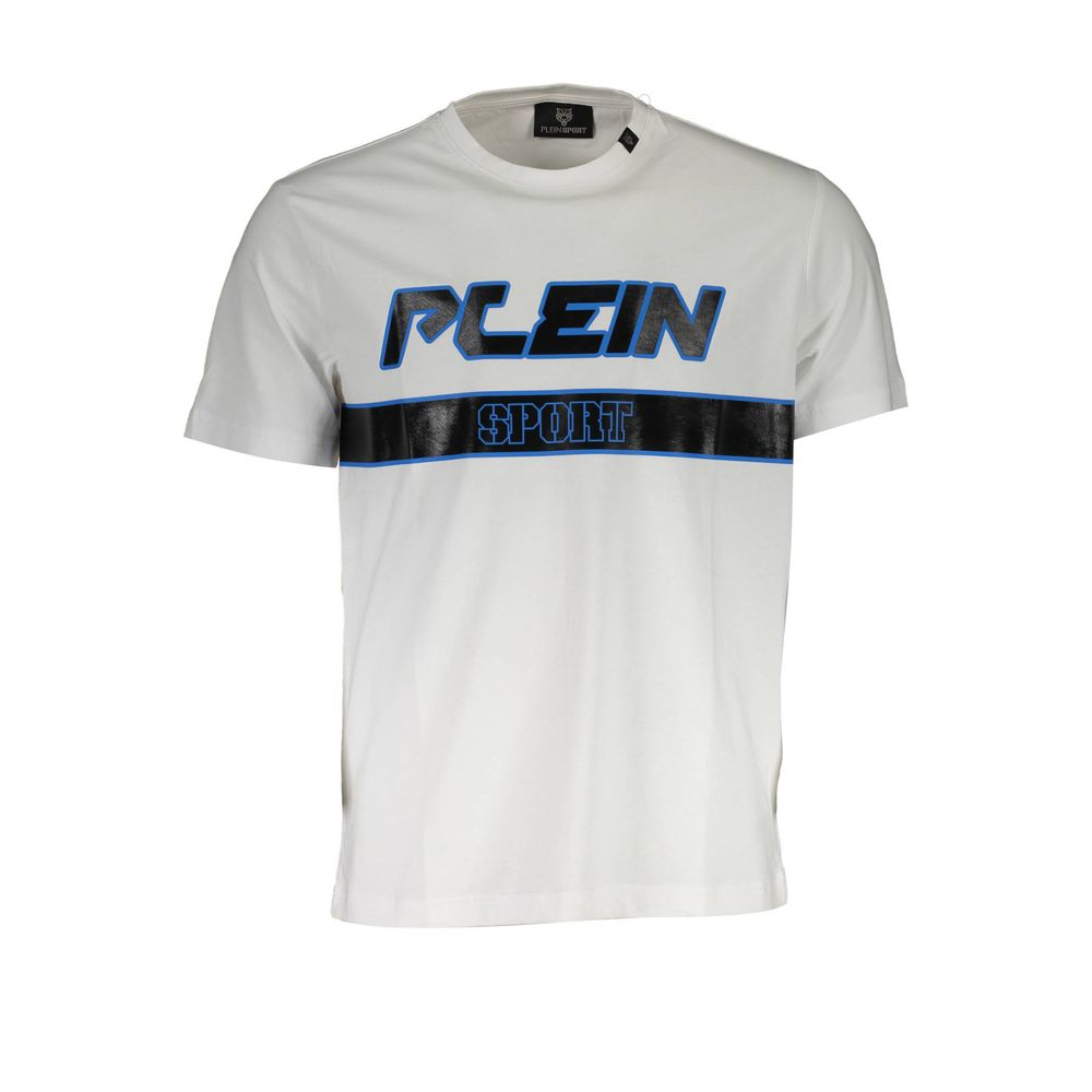 Plein Sport White Cotton Men's T-Shirt