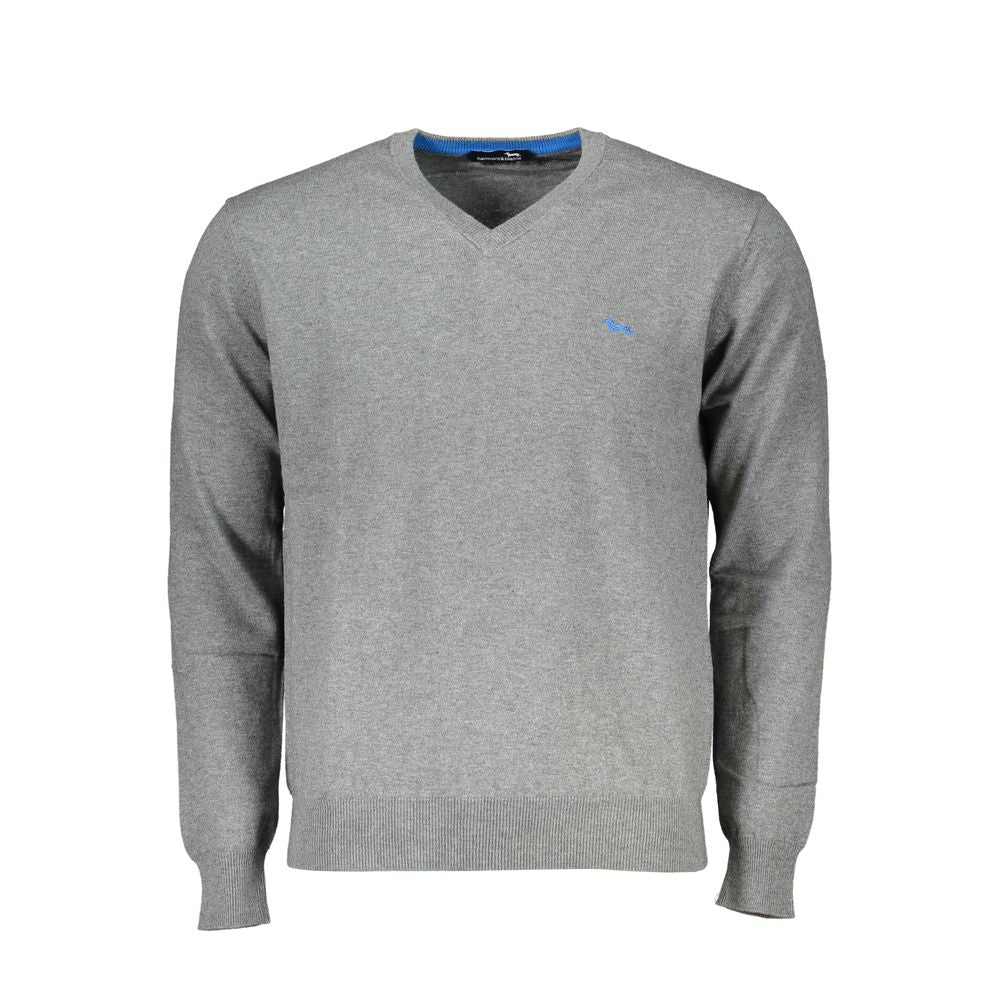 Harmont &amp; Blaine Grigio Cotton Mens Sweater