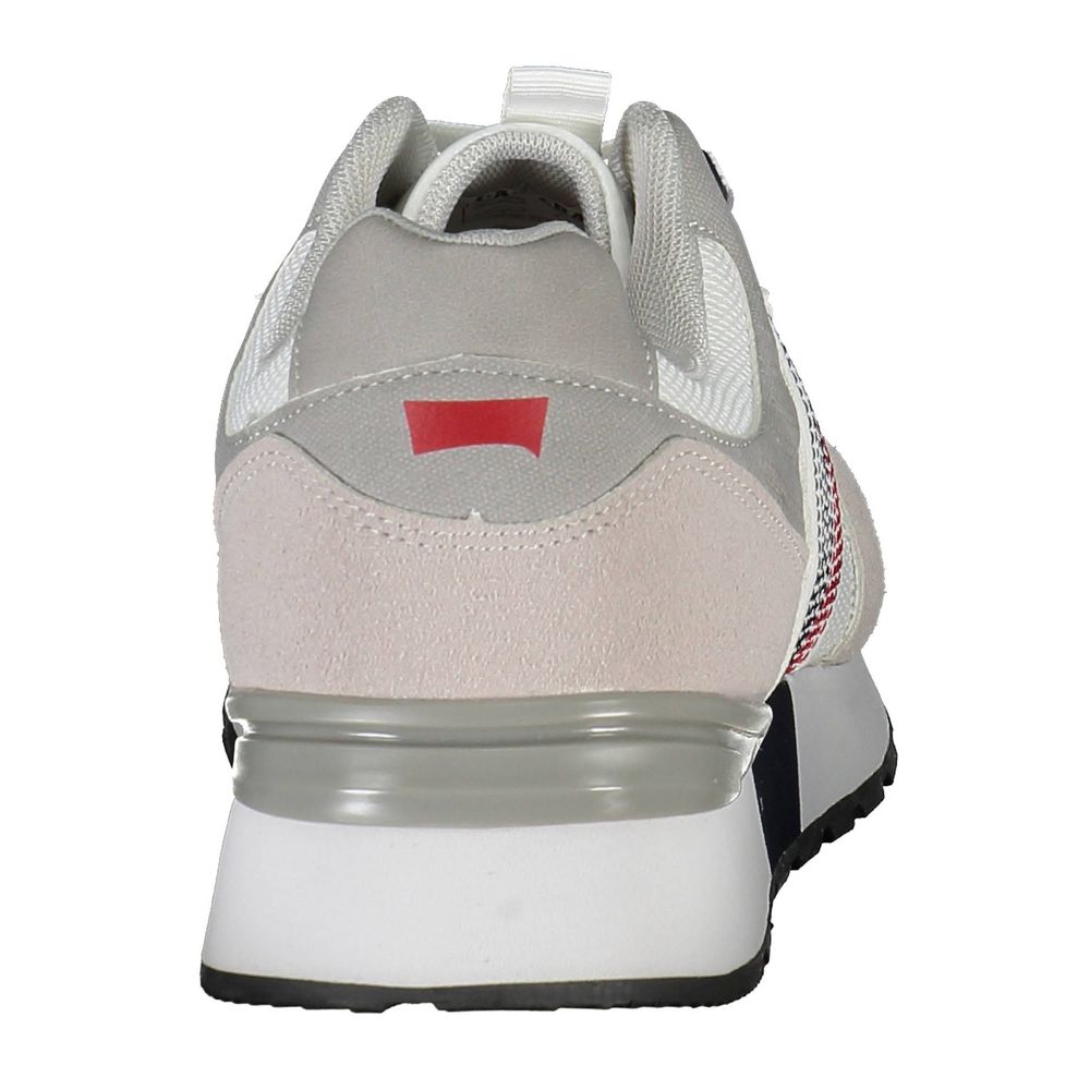Carrera White Polyester Athletic Sneakers
