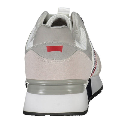 Carrera White Polyester Athletic Sneakers
