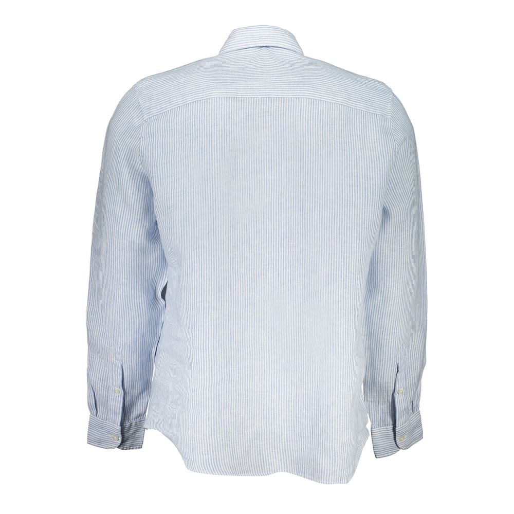 North Sails Blue Linen Dress Shirt