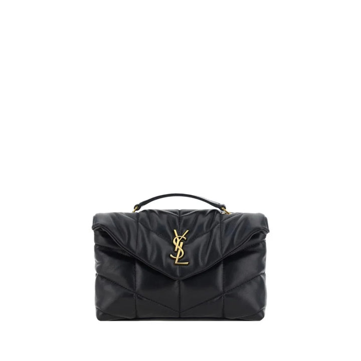 Saint Laurent Black Lamb Ovis Aries Shoulder Bag