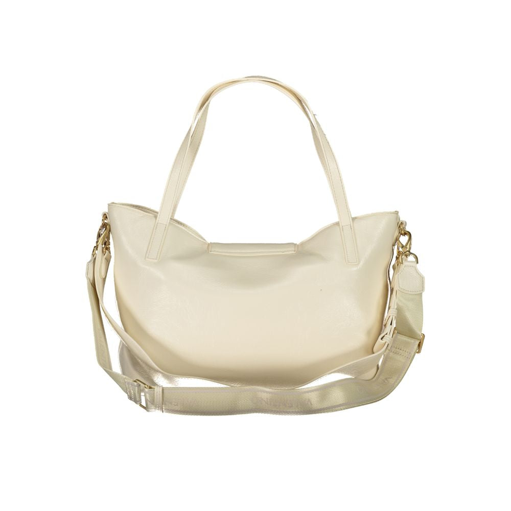 Mario Valentino - Beige Polyurethane Womens Bag