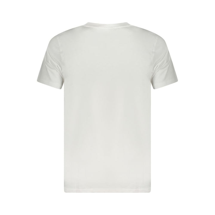 Cavalli Class Bianco Cotton Men T-Shirt