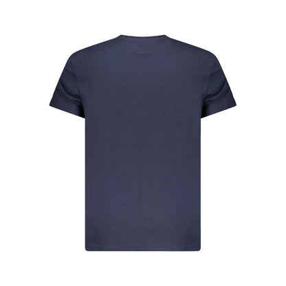 Tommy Hilfiger Blue Cotton Men T-Shirt
