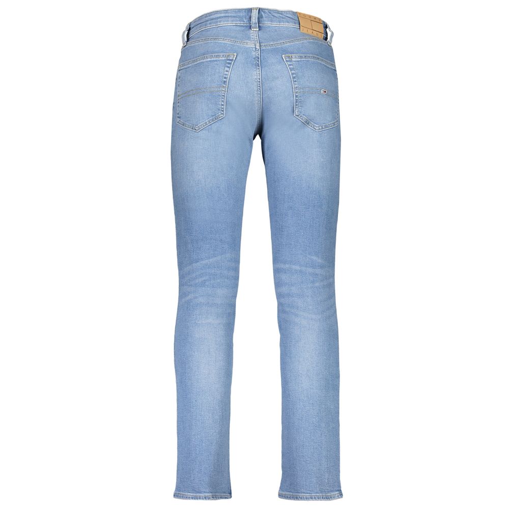 Tommy Hilfiger Blue Cotton Slim Fit Jeans