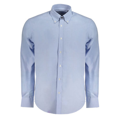 Harmont & Blaine Blue Cotton Dress Shirt